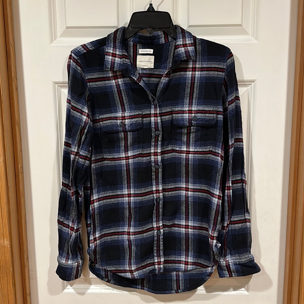 American Eagle Women's Ahh-mazingly Soft Flannel Classic Fit, Size M